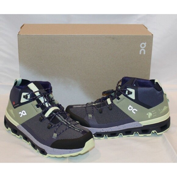 On‎ Running Cloudtrax Hiking Shoe Sneaker Reseda/lavender Woman - Picture 4 of 9